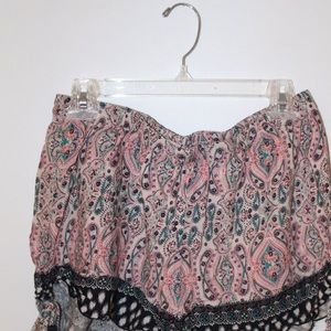 Patterned comfy shorts