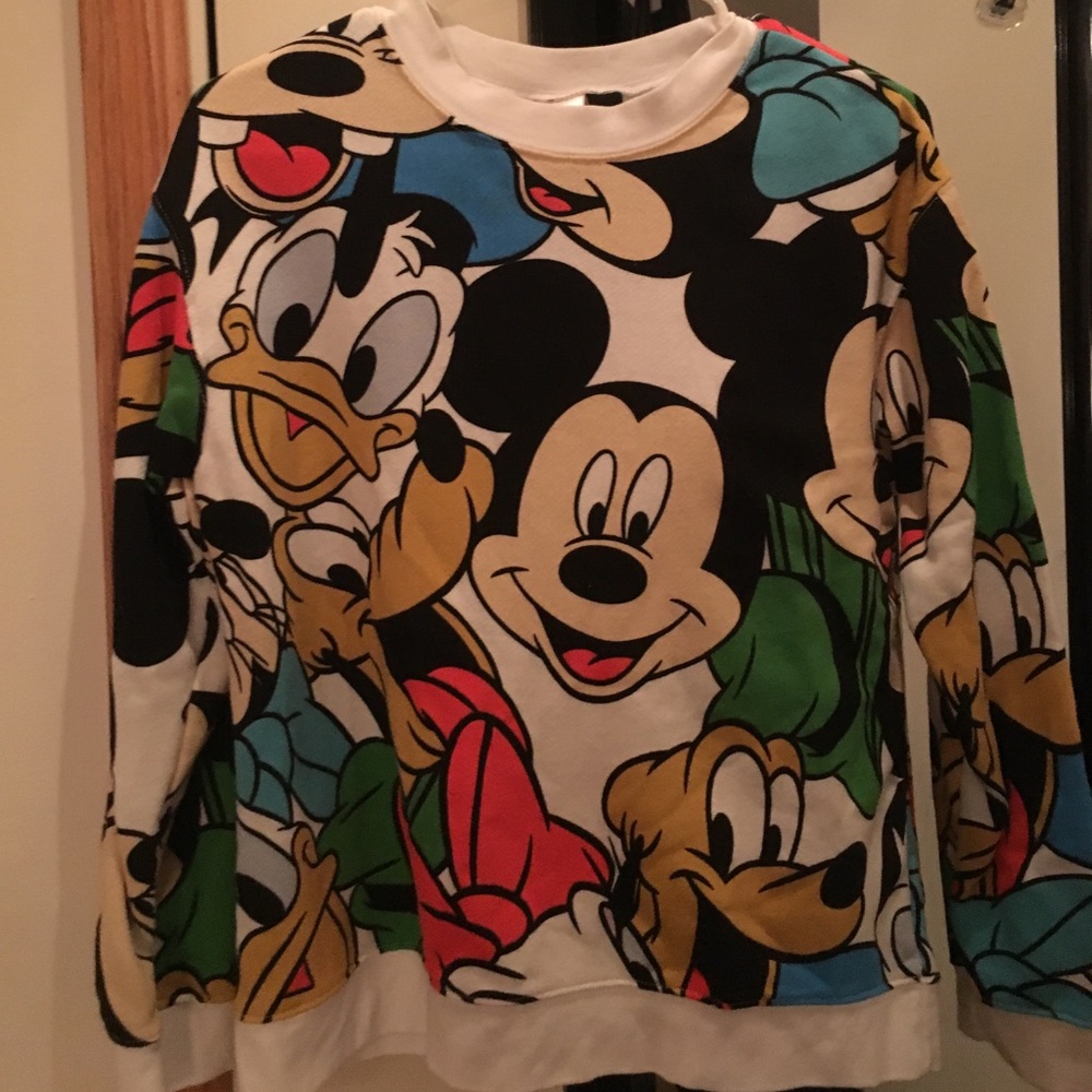 White sweatshirt. Worn once.
