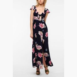 Reformed By The Reformation Flora Fauna Maxi Dress