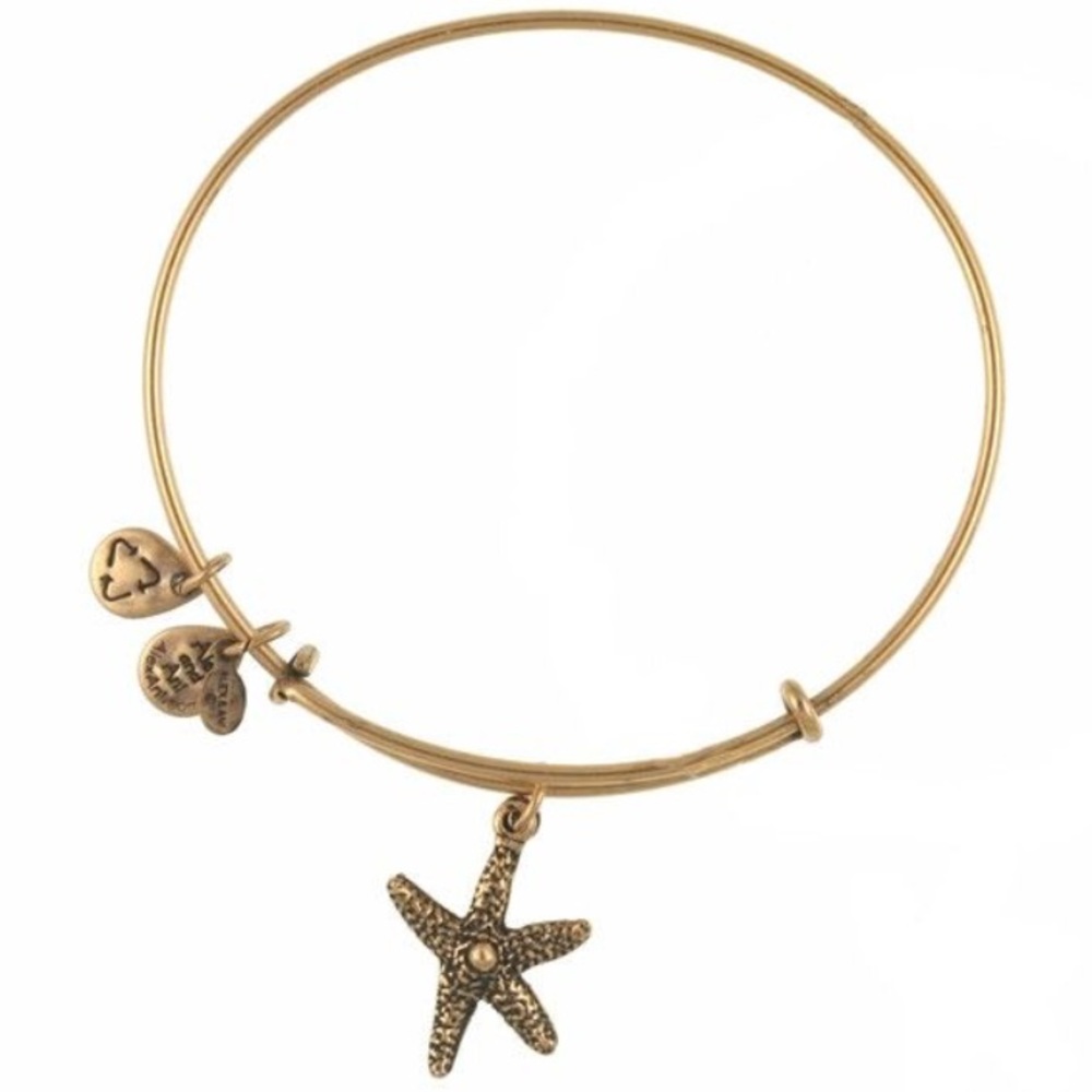 Gold Starfish Alex and Ani bracelet