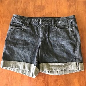 LC Lauren Conrad Dark Wash Denim Shorts