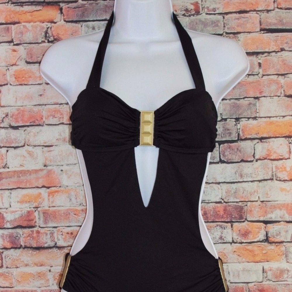 Vitamin A Swimwear Black One Piece Back-out - Picture 6 of 6