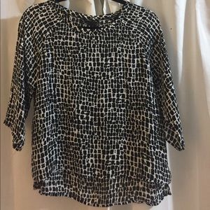 Noir work blouse, gently loved!