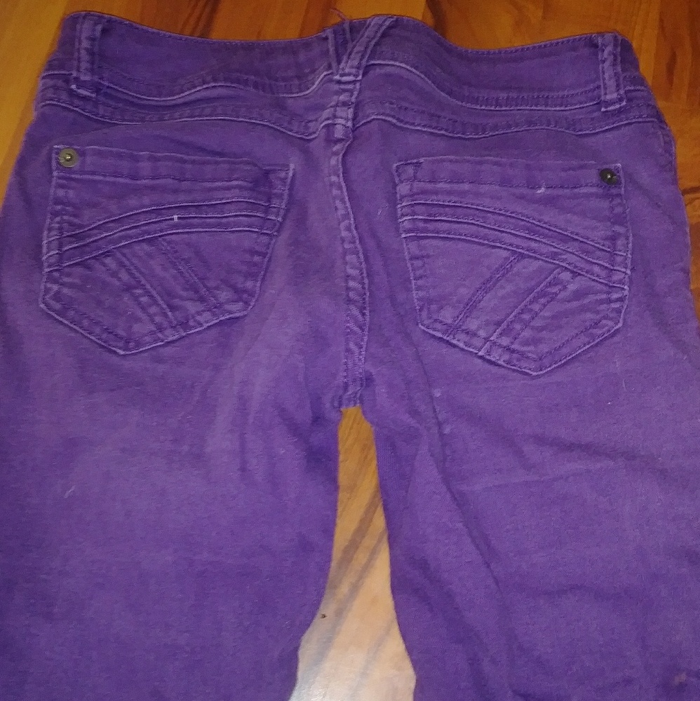 Purple Skinny Jeans