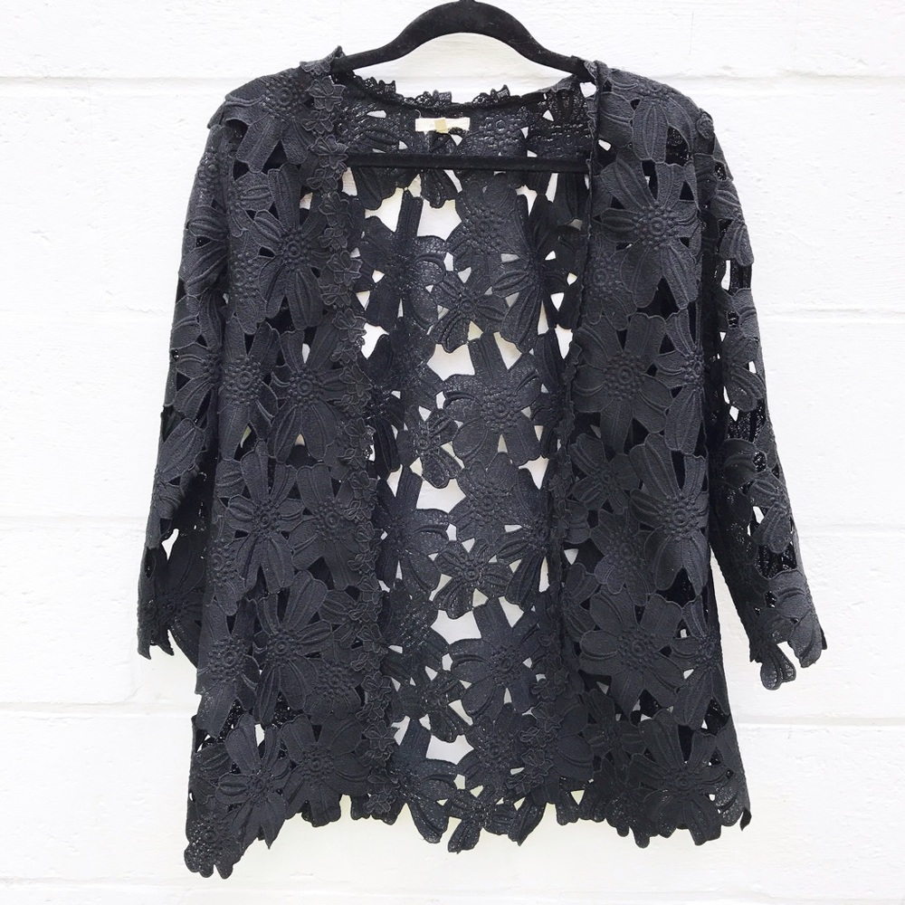 Mystree floral cut out blazer
