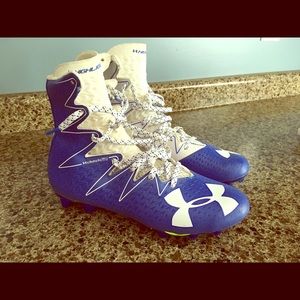 Like New 🏈Under Armour Men's football cleats🏈