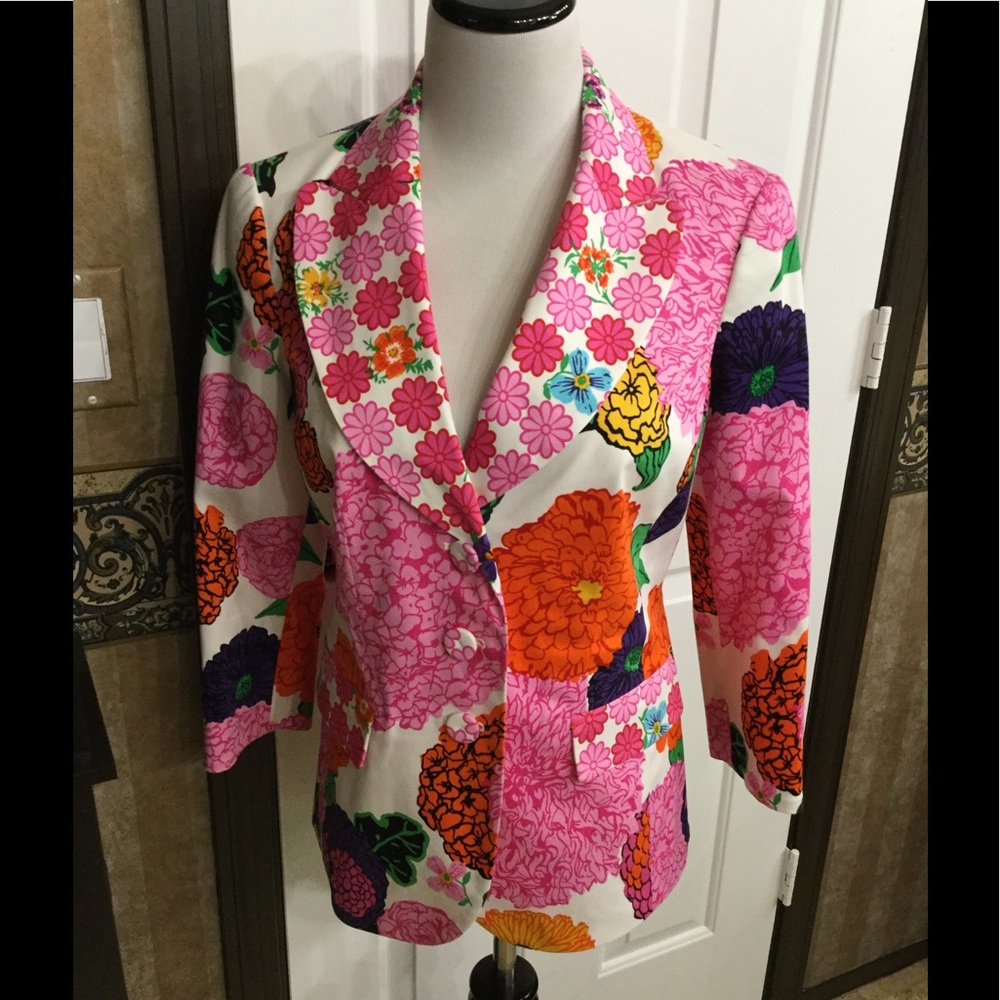 PER SE colorful floral Blazer