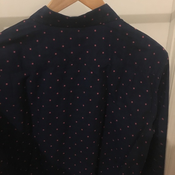 Club Monoco Blue men's Button Down Shirt m - Picture 6 of 6