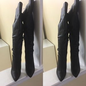 High heels over the knee boots