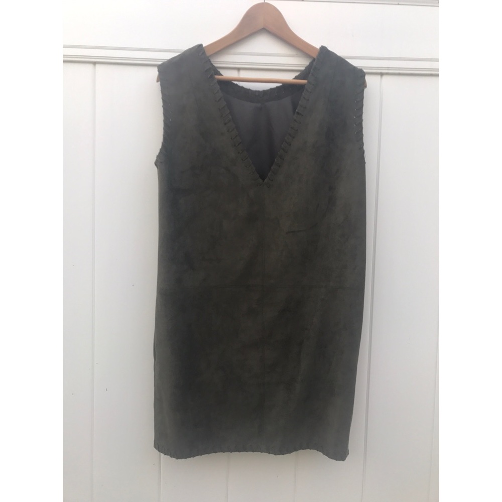 Suede Mini Dress