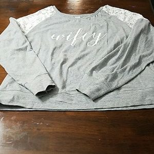 Davids Bridal Wifey Sweatshirt