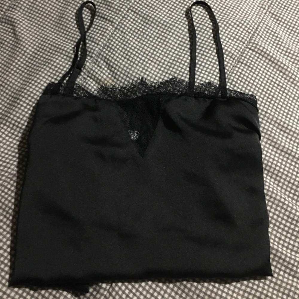 Forever 21 Camisole blk silk