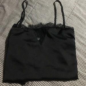 Forever 21 Camisole blk silk