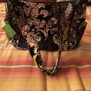NWT Vera Bradley On The Go Baroque Print Handbag