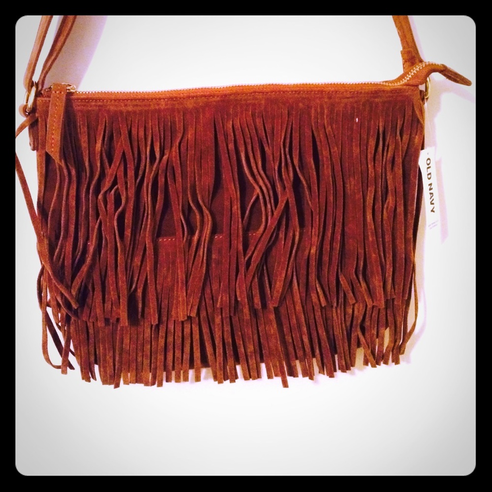 Old Navy Fringe Hobo Bag