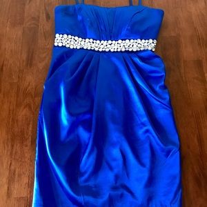 Blue Formal Cocktail Dress