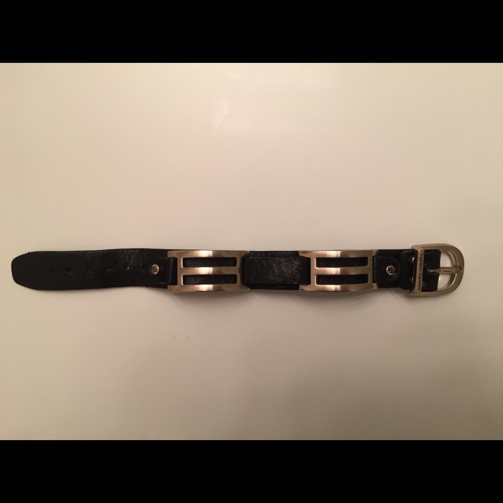 Hayden-Harnett leather cuff bracelet