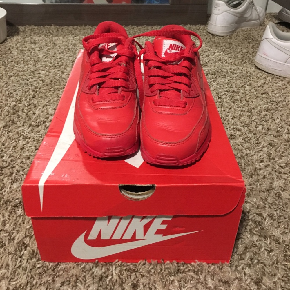 Females custom made Nike air max 90s all leather