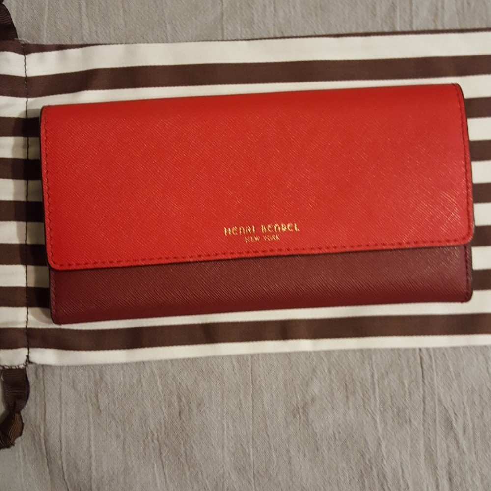 Henri Bendel West 57th Tri Fold Color Blocked