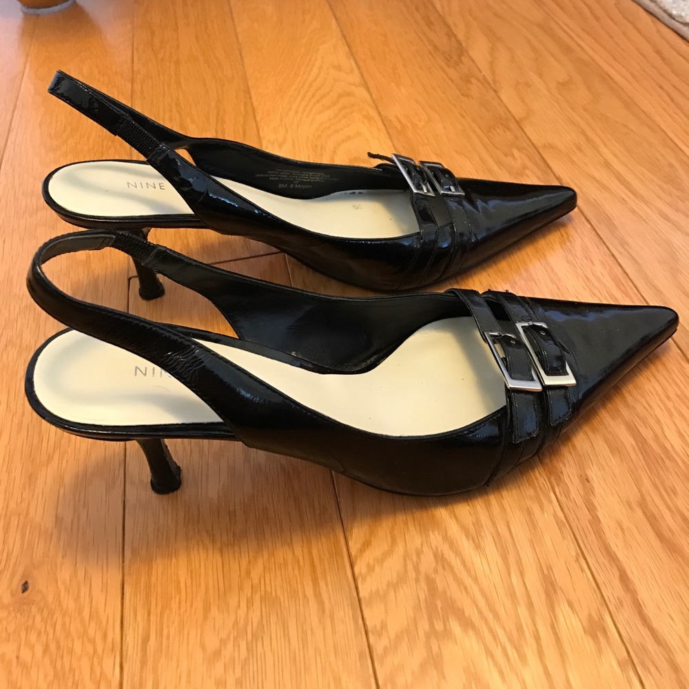 ⚡️free with bundle! Nine West Patent Leather Pumps