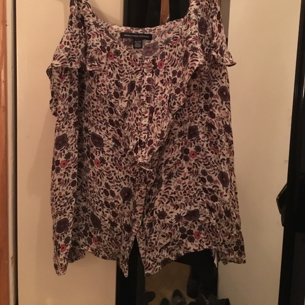 Floral tank top.