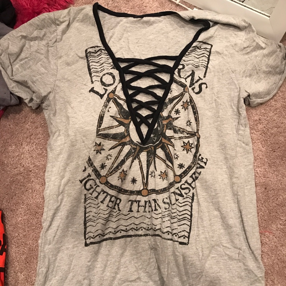 trendy graphic tee
