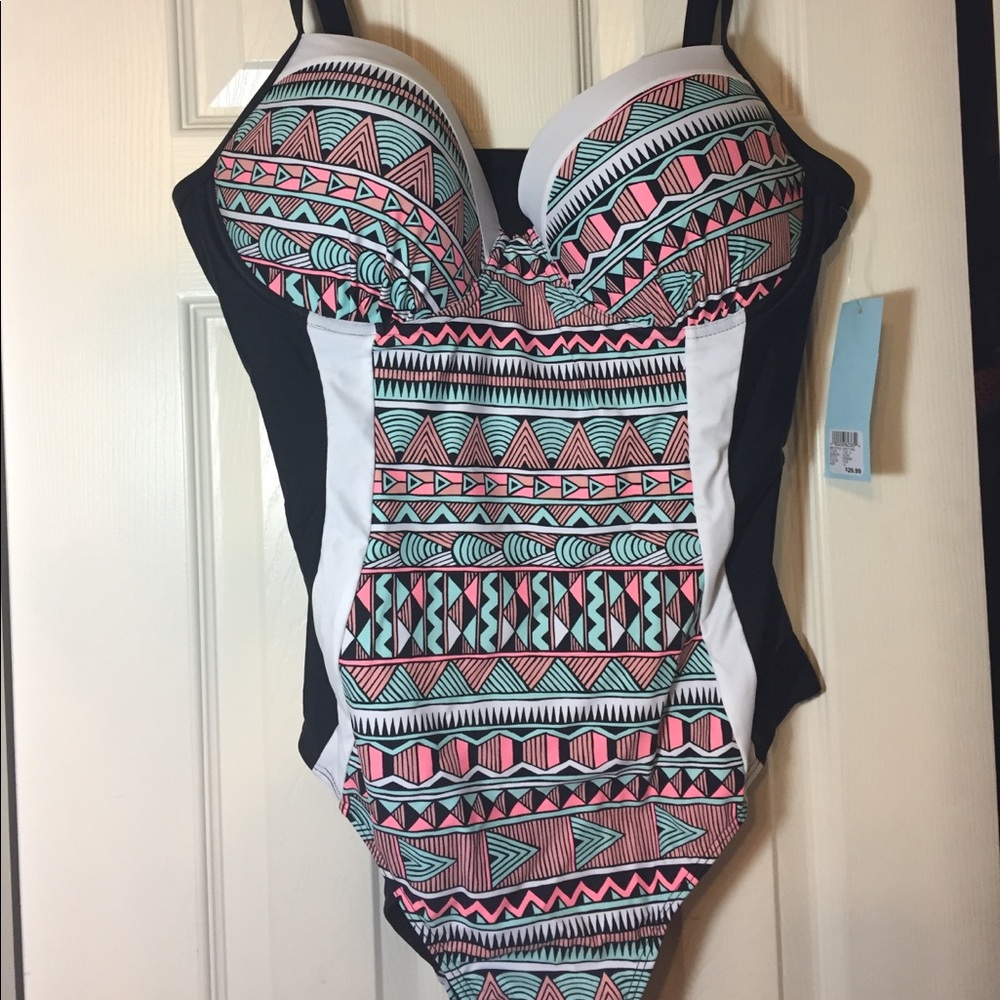 Aztec one piece swimsuit