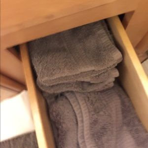 a drawer full of cloths