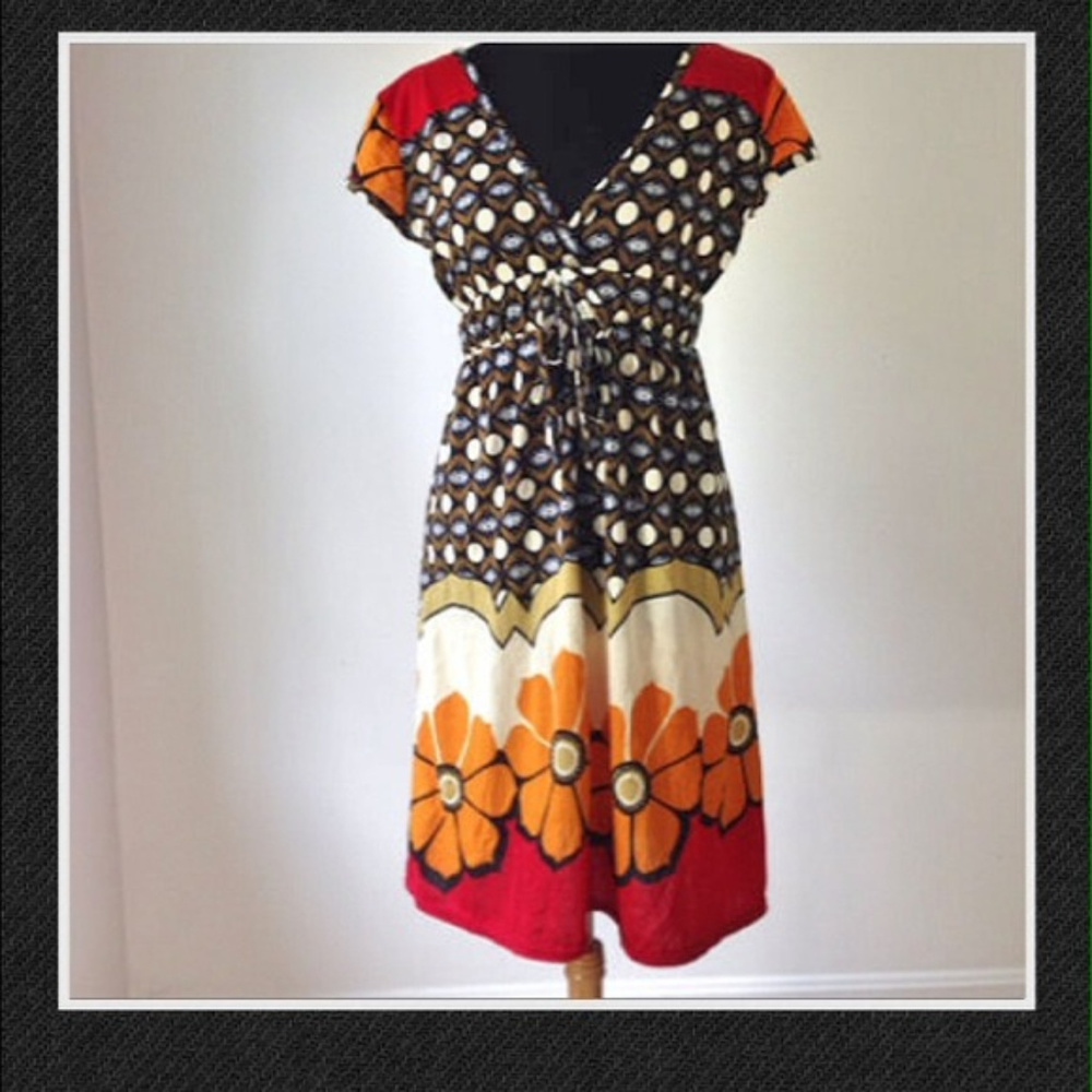 Luna Claire Double-V Dress