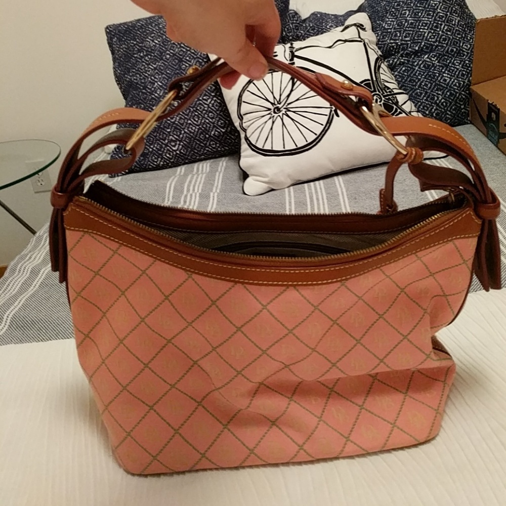 Pink and green purse. Barely used.