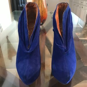 Jeffrey Campbell Blue wedges $15