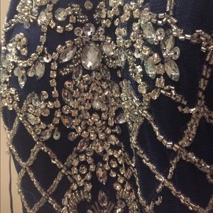 Navy Blue Prom Dress