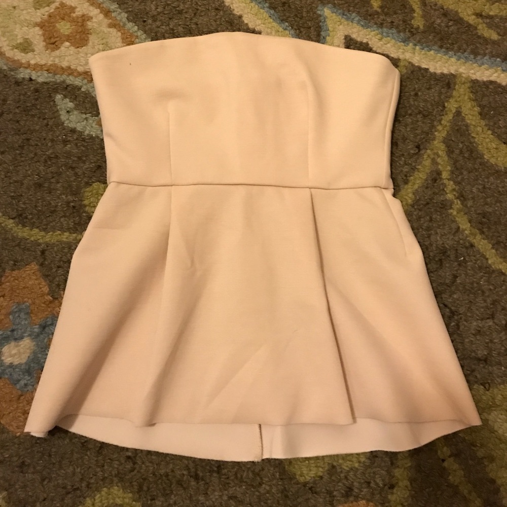 H&M | Blush Pink Ponte Knit Top