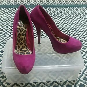 Magenta Aldo Pumps