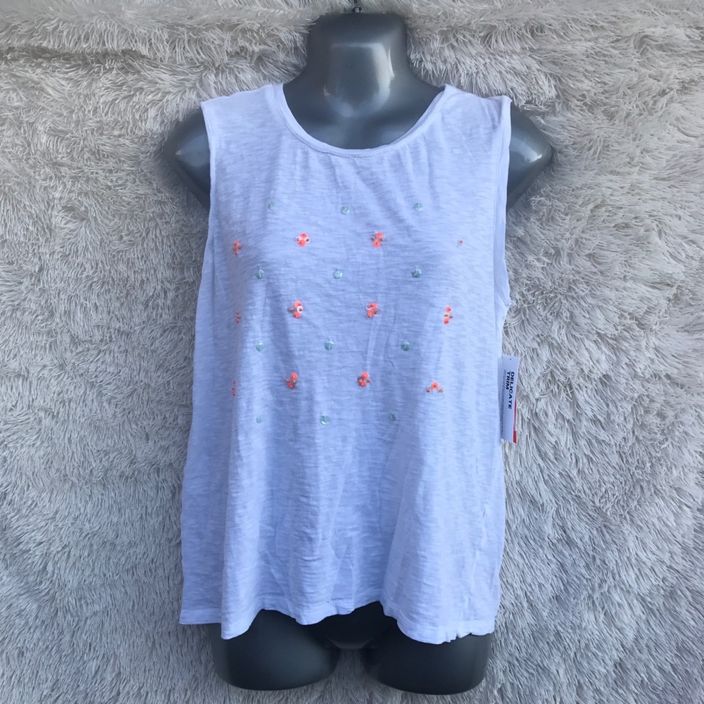 JOE FRESH DELICATE TRIM TOP