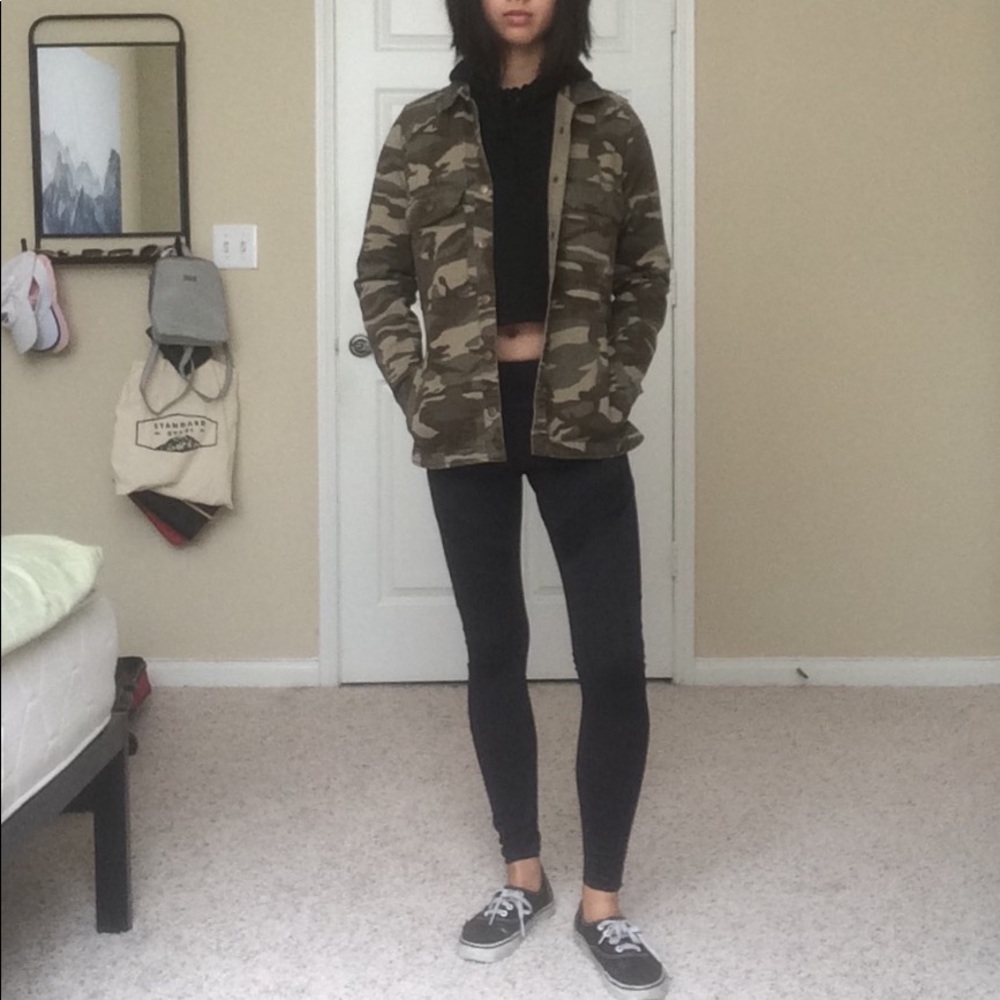 Forever 21 size small camo jacket