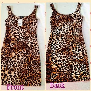 Mini Leopard print dress
