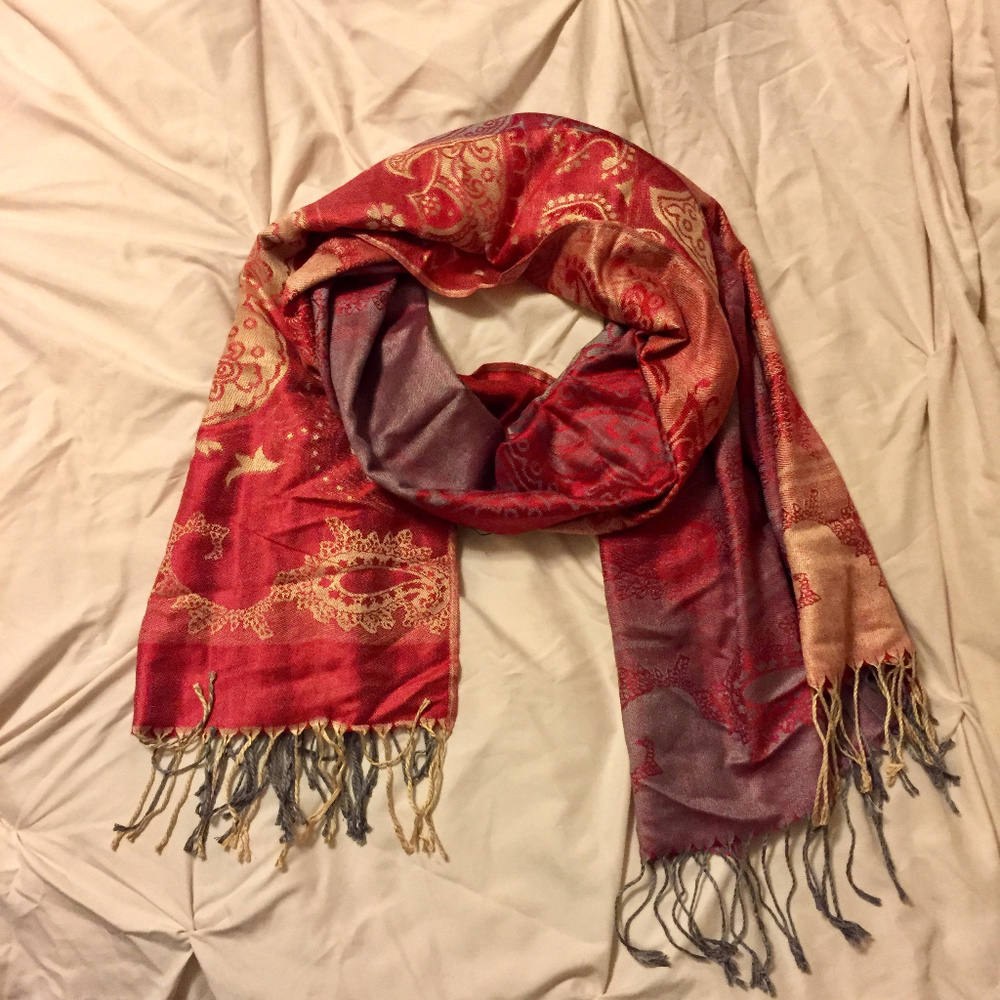 Pashmina Scarf & Wrap in One