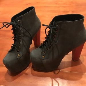 Jeffrey Campbell 'Lita' platform boot in black