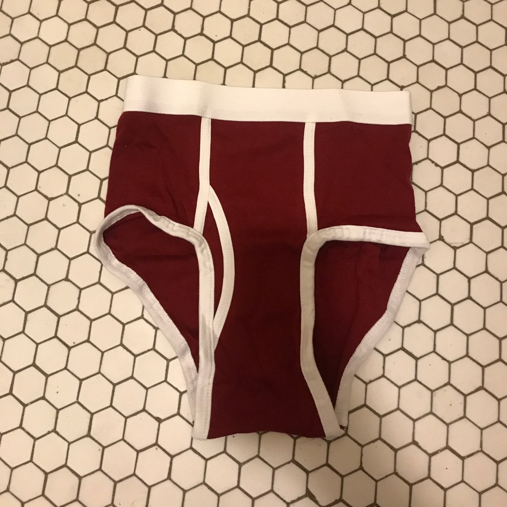 American apparel burgundy underwear