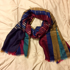 Multicolored Pashmina Scarf & Wrap in One