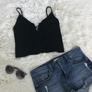 BRANDY MELVILLE LACE UP TANK