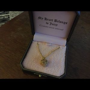 Juicy Couture Jeweled Heart Necklace