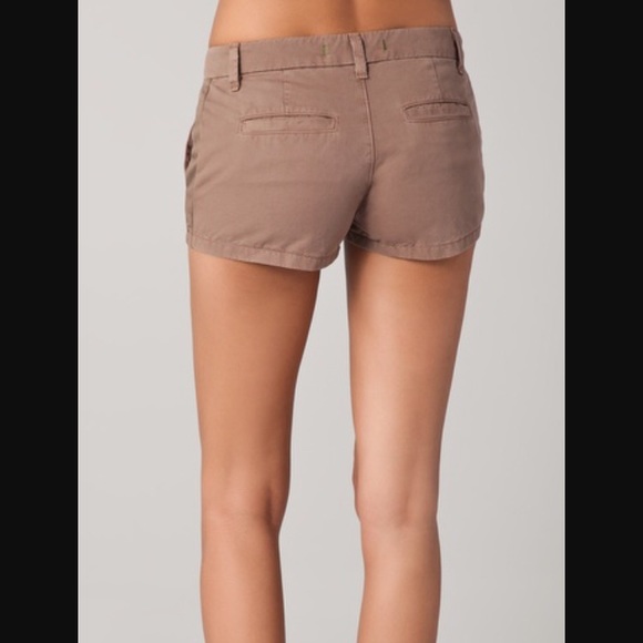 J Brand Callie Low Rise Twill Postal Shorts Sz 28 - Picture 3 of 4