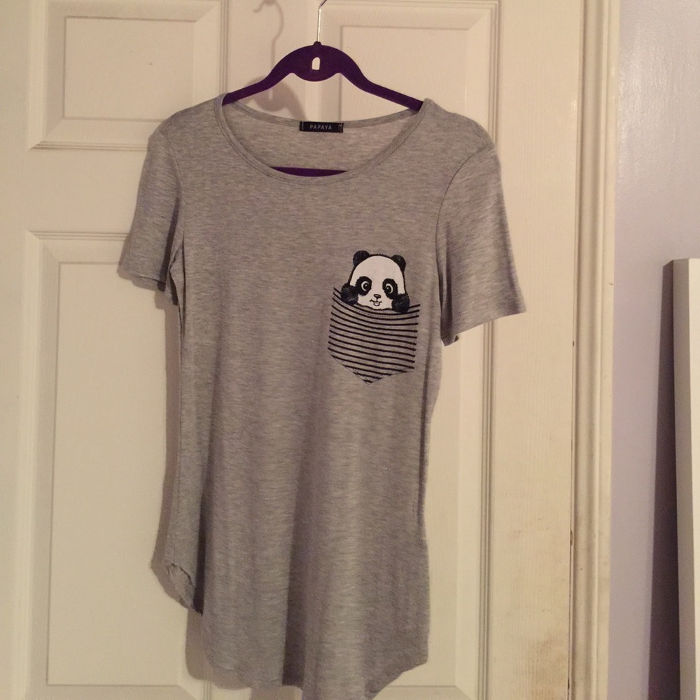 Grey Panda Shirt