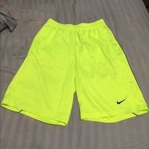 Neon Yellow Men's Nike Shorts