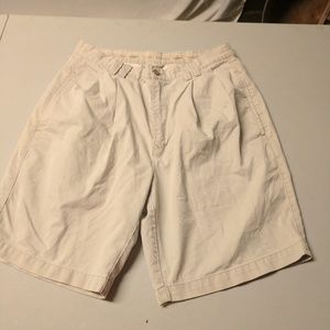 Mens Tommy Bahama khaki pleated Shorts Size 32