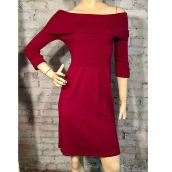 White House Black Market Dresses & Skirts - WHBM Red Sweater Dress
