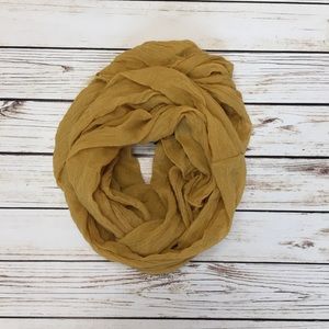 Mustard Yellow Infinity Scarf