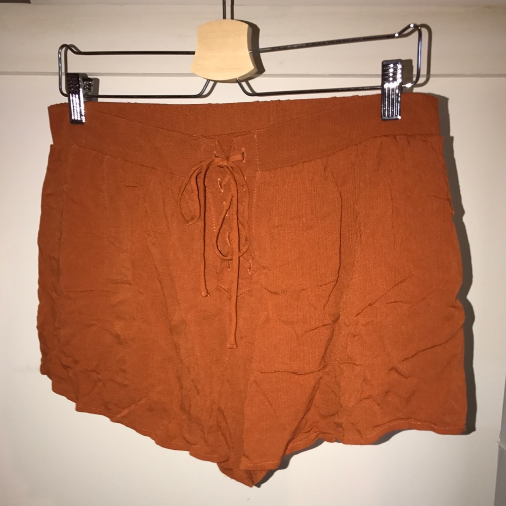 Brown Loose Shorts